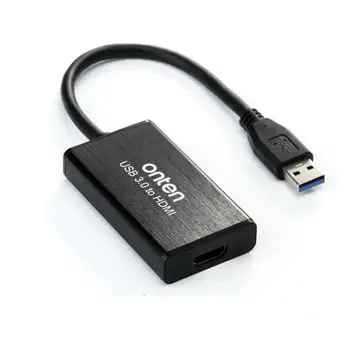 New USB 3.0 To HDMI Adapter 1080P Metal Shell AV Sync USB3.0 To HDMI External Video Adapter For PC Computer TV Projector Monitor
New USB 3.0 To HDMI Adapter 1080P Metal Shell AV Sync USB3.0 To HDMI External Video Adapter For PC Computer TV Projector Monitor