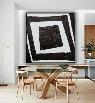 Large Painting Oversized Black And White Painting Modern Wall Decor Painting On Canvas Minimalist Geometric Home Decor
Large Painting Oversized Black And White Painting Modern Wall Decor Painting On Canvas Minimalist Geometric Home Decor