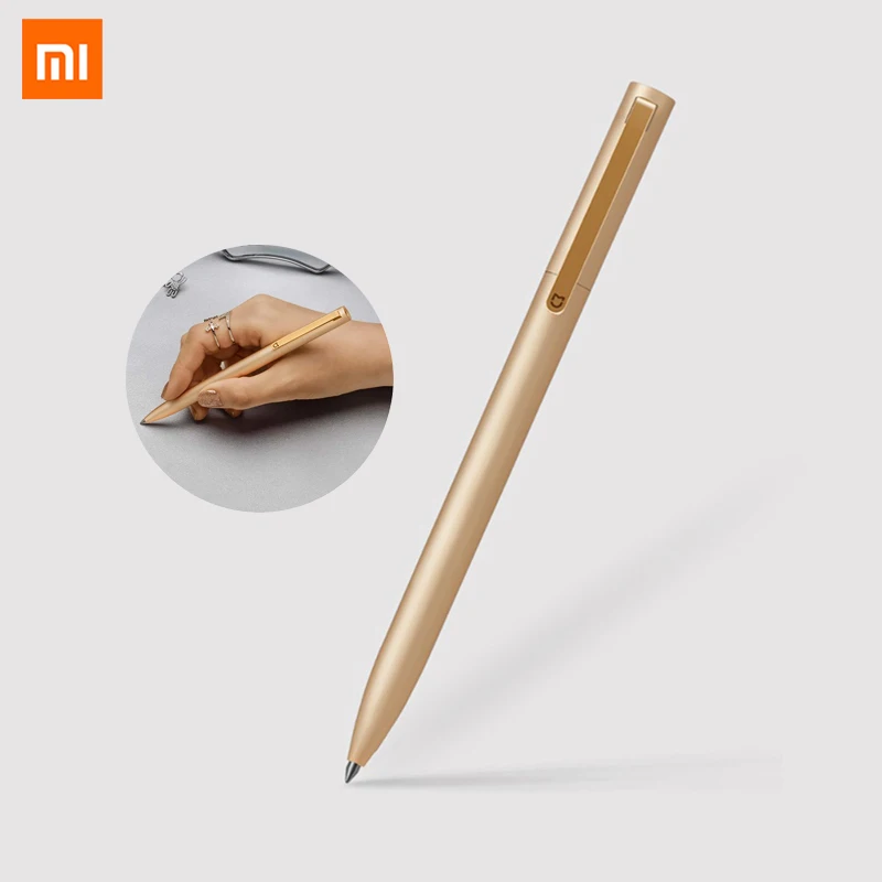 Оригинальная металлическая ручка для подписи Xiaomi Mijia 9 5 мм PREMEC Smooth Switzerland черный