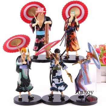 

One Piece Action Figure Kimono Ver. Super O-Styling Nami Sanji Monkey.D.Luffy Tony Tony Chopper Roronoa Zoro Figure Model Toy