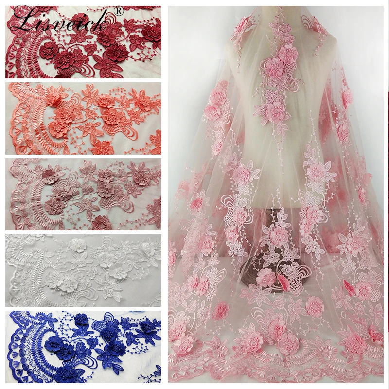 1yard 6 colors can choose flower polyester embroidery mesh tulle lace fabric diy high-end evening dress wedding fabric
1yard 6 colors can choose flower polyester embroidery mesh tulle lace fabric diy high-end evening dress wedding fabric