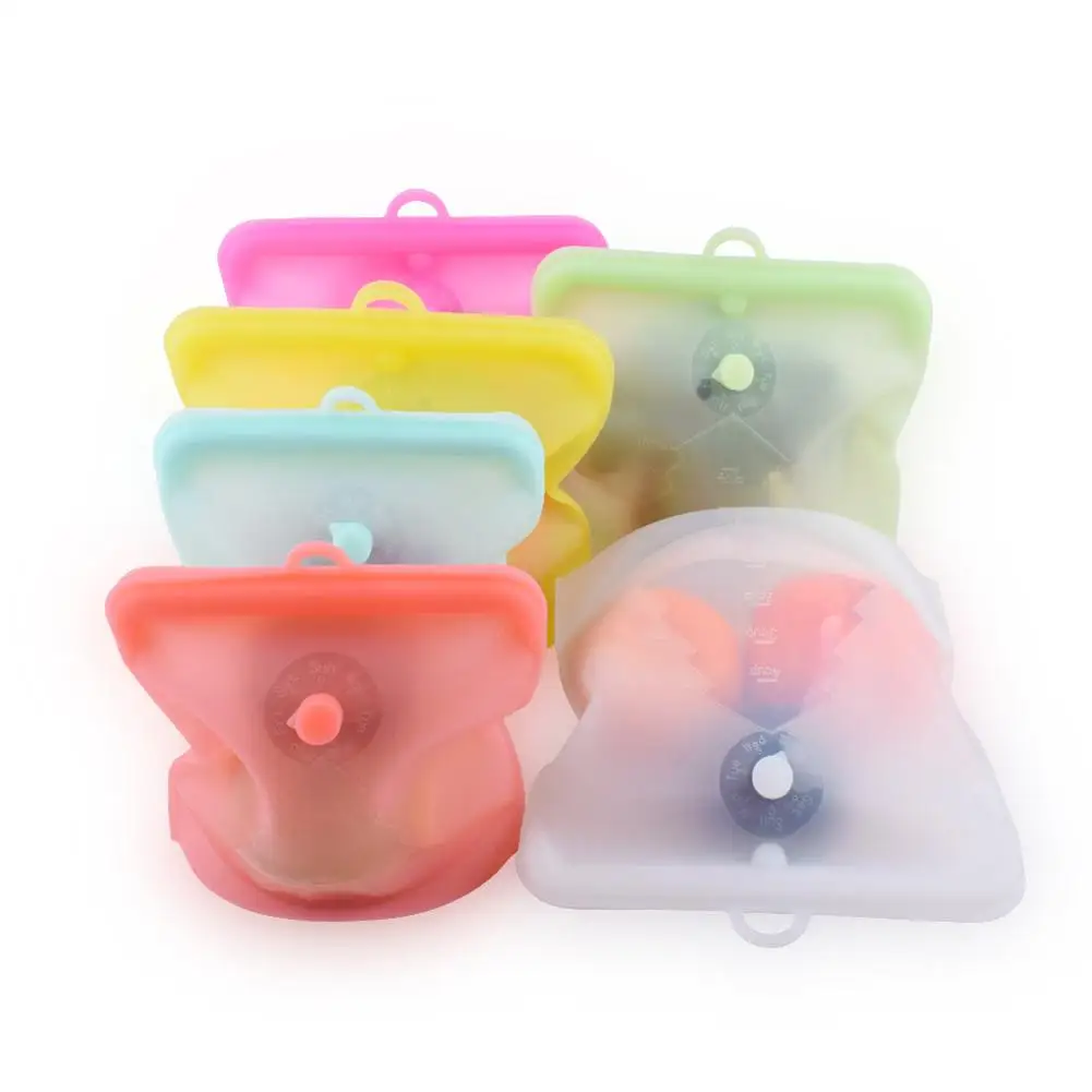 500/1000/1500ML Reusable Food Bag Sealed Silicone Food Storage Containers Fresh Bag Refrigerator Storage For Fruits Vegetables
500/1000/1500ML Reusable Food Bag Sealed Silicone Food Storage Containers Fresh Bag Refrigerator Storage For Fruits Vegetables
