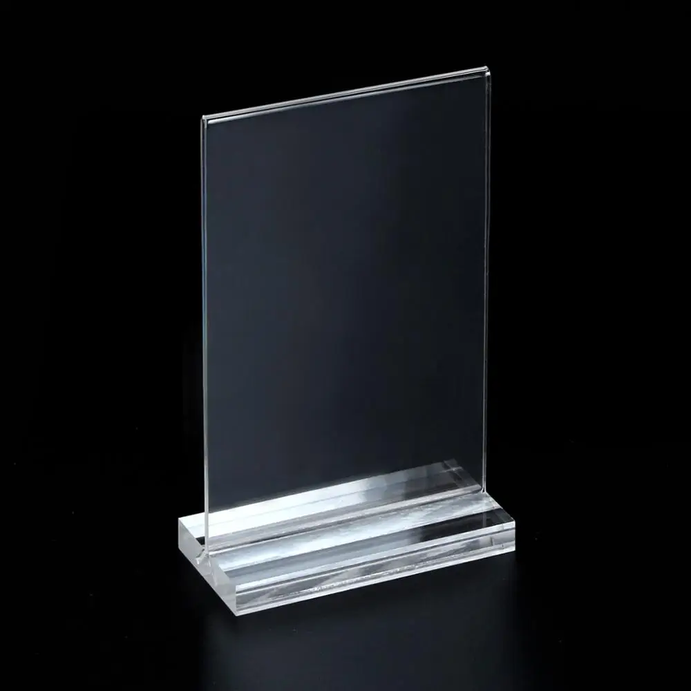 1pc A4 21x29.7cm Pull-out Acrylic Card Holders Transparent Product price display holder Table Ordering List Price List holder
1pc A4 21x29.7cm Pull-out Acrylic Card Holders Transparent Product price display holder Table Ordering List Price List holder