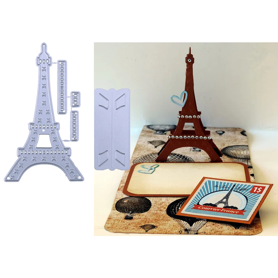 Three-dimensional Paris Tower Fun Crafts Popular Metal Steel Cutting Dies For DIY Scrapbooking Album Paper Card New Die Cut 2020
Three-dimensional Paris Tower Fun Crafts Popular Metal Steel Cutting Dies For DIY Scrapbooking Album Paper Card New Die Cut 2020