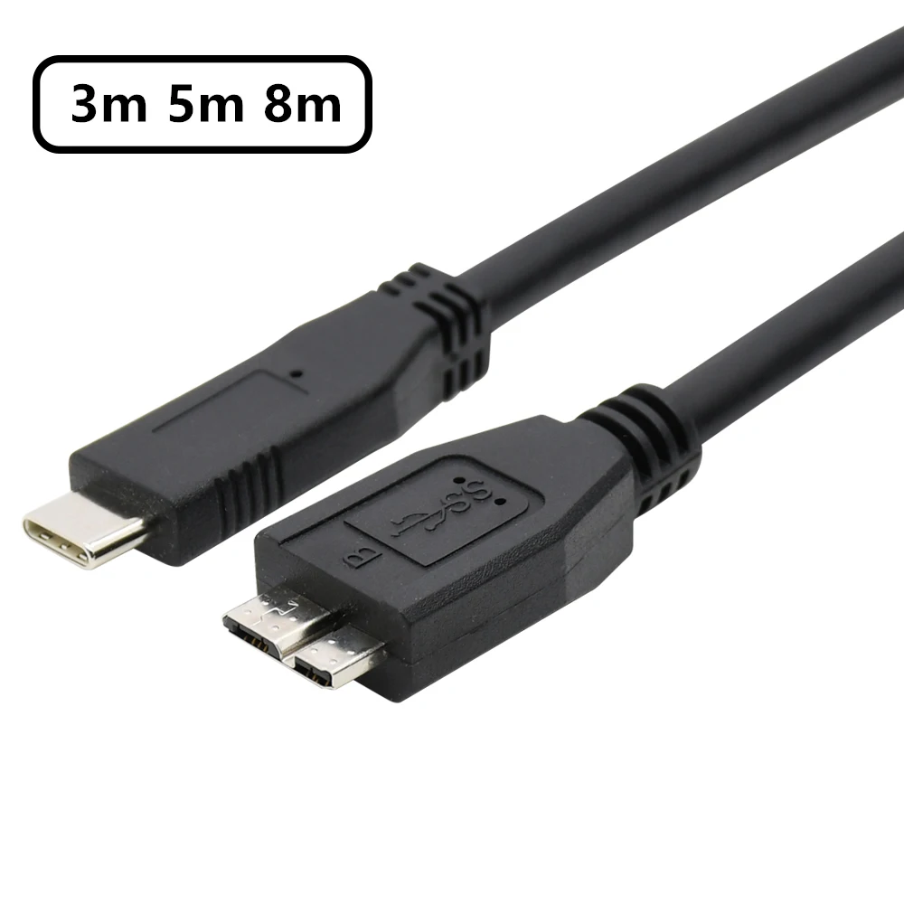 3m 5m 8m USB3.1 Type-c usb c male to USB 3.0 Micro B male data and charge cable for Apple MacBook (Pro) camera External HDD
3m 5m 8m USB3.1 Type-c usb c male to USB 3.0 Micro B male data and charge cable for Apple MacBook (Pro) camera External HDD