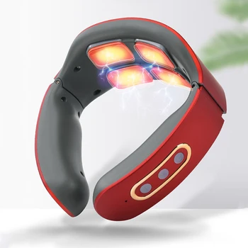 3D Smart Magnetic Pulse Electric Neck Massager 4Head 6Modes Heating Neck Back Massager Pain Pelief Relaxation Health Care Red
3D Smart Magnetic Pulse Electric Neck Massager 4Head 6Modes Heating Neck Back Massager Pain Pelief Relaxation Health Care Red