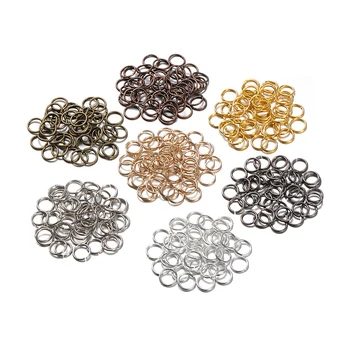 200pcs 3/4/6/7/8/10mm Metal Jewelry Finding Open Single Loops Jump Rings & Split Ring for Diy Jewelry Making Connector Findings
200pcs 3/4/6/7/8/10mm Metal Jewelry Finding Open Single Loops Jump Rings & Split Ring for Diy Jewelry Making Connector Findings