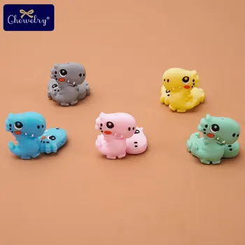 10pcs Mini Dinosaur Baby Silicone Teether Beads Tiny Rod Rodent Teether DIY Necklace Bracelet Pacifier Chain For Kids Products
10pcs Mini Dinosaur Baby Silicone Teether Beads Tiny Rod Rodent Teether DIY Necklace Bracelet Pacifier Chain For Kids Products