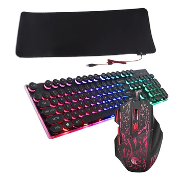 Professional Backlight Computer PC Gaming Keyboard and Mouse Combo Set With RGB Lighting Super Large Desktop Support Mat
Professional Backlight Computer PC Gaming Keyboard and Mouse Combo Set With RGB Lighting Super Large Desktop Support Mat