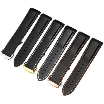 Waterproof Curved End Watch Silicone Rubber Straps No Clasp with for Omega Seamaster 232 Ocean Bracelet Bangle Tools20mm 22mm
Waterproof Curved End Watch Silicone Rubber Straps No Clasp with for Omega Seamaster 232 Ocean Bracelet Bangle Tools20mm 22mm