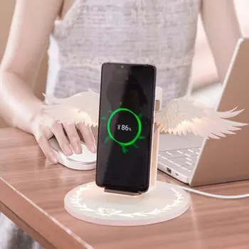 10W Qi Wireless Charger Dock with Angel wings Fast Charger For iPhone X XR 8 Plus For Smasung For Huawei
10W Qi Wireless Charger Dock with Angel wings Fast Charger For iPhone X XR 8 Plus For Smasung For Huawei