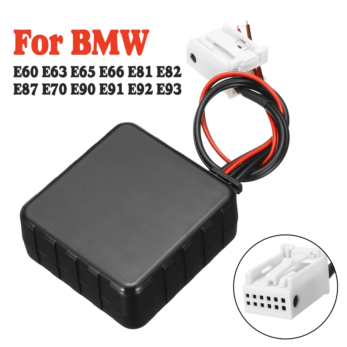 Upgraded 12V Car bluetooth 5.0 Module AUX Cable Adapter Audio Radio for BMW E60 E63 E65 E66 E81 E82 E87 E70 E90 E91 E92 E93
Upgraded 12V Car bluetooth 5.0 Module AUX Cable Adapter Audio Radio for BMW E60 E63 E65 E66 E81 E82 E87 E70 E90 E91 E92 E93