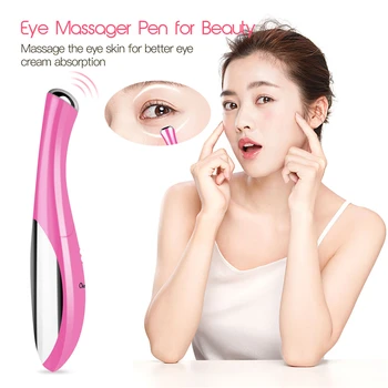 Mini Eye Massage Device Pen Electric Eye Massager Vibration Thin Face Magic Stick Anti Bag Pouch Wrinkle Facial Beauty Machine50
Mini Eye Massage Device Pen Electric Eye Massager Vibration Thin Face Magic Stick Anti Bag Pouch Wrinkle Facial Beauty Machine50