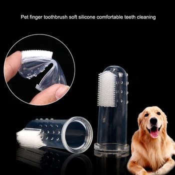 Hot Selling Soft Pet Finger Toothbrush Teddy Dog Brush Bad Breath Tartar Teeth Care Dog Cat Cleaning Supplies Soft Tooth Brush 4
Hot Selling Soft Pet Finger Toothbrush Teddy Dog Brush Bad Breath Tartar Teeth Care Dog Cat Cleaning Supplies Soft Tooth Brush 4