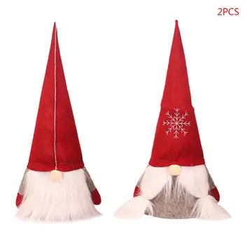 2pcs Christmas Tree Topper Snowflake Swedish Gnome Santa Ornament Home Holiday Xmas Party Decorations
2pcs Christmas Tree Topper Snowflake Swedish Gnome Santa Ornament Home Holiday Xmas Party Decorations