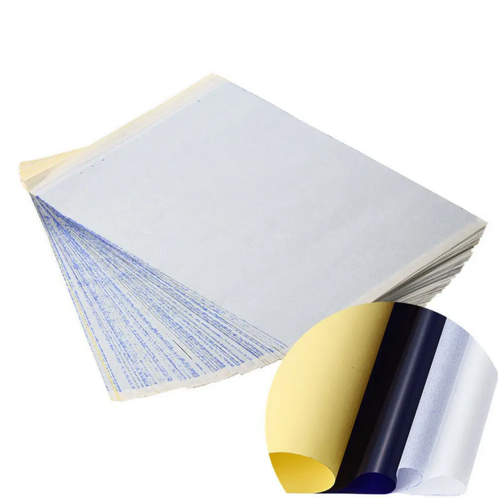 10Pcs/Lot 4 Layer Carbon Thermal Stencil Tattoo Transfer Paper Copy Paper Tracing Paper Professional Tattoo Supply Accesories
10Pcs/Lot 4 Layer Carbon Thermal Stencil Tattoo Transfer Paper Copy Paper Tracing Paper Professional Tattoo Supply Accesories