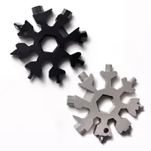 Multifunctional Snowflake Wrench Stainless Steel Hexagonal Universal 18-in-1 Octagonal Wrench Screwdriver Convenient Small Tool
Multifunctional Snowflake Wrench Stainless Steel Hexagonal Universal 18-in-1 Octagonal Wrench Screwdriver Convenient Small Tool