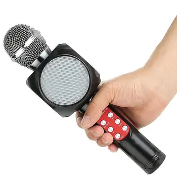 Wireless Bluetooth KTV Speaker Mini Home Mic Microphone Fashion Flash Led Light Handheld Microphone for Mobile Phone
Wireless Bluetooth KTV Speaker Mini Home Mic Microphone Fashion Flash Led Light Handheld Microphone for Mobile Phone