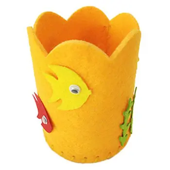 Kids DIY Craft Pencil Holder Children's Educational Toy Handcraft Creative DIY Non-woven Pen Holder
Kids DIY Craft Pencil Holder Children's Educational Toy Handcraft Creative DIY Non-woven Pen Holder