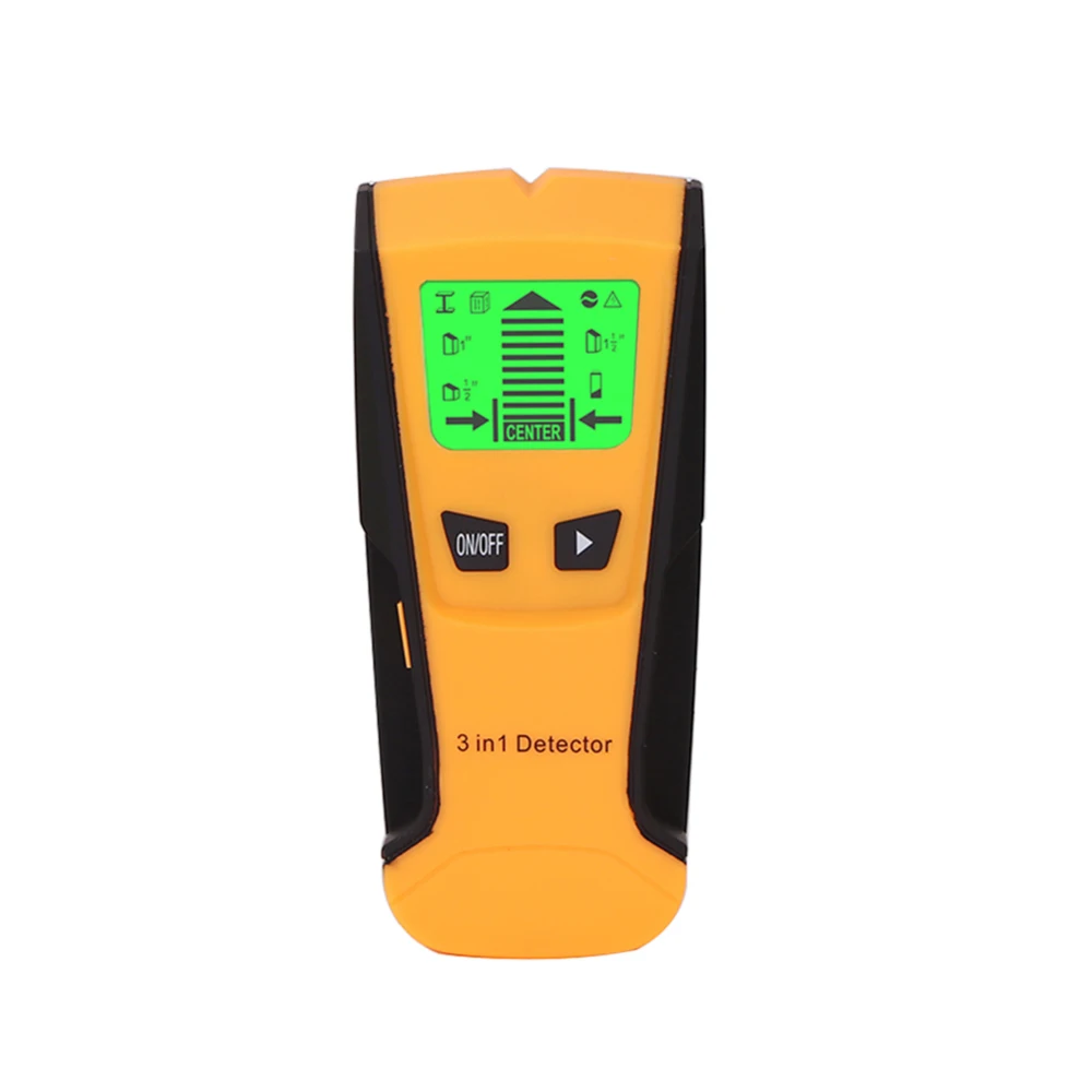3 In 1 Electric Stud Finder Wood Metal Detector Wiring AC live Wire Wall Scanner Detector Box Finder
3 In 1 Electric Stud Finder Wood Metal Detector Wiring AC live Wire Wall Scanner Detector Box Finder