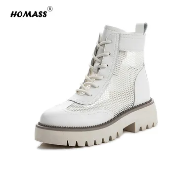 Women Ankle Boots Mesh Breathable for Summer Lace Up Mensh Boots Women Leather Highten Ankle Boots Fashion Element Heel Height
Women Ankle Boots Mesh Breathable for Summer Lace Up Mensh Boots Women Leather Highten Ankle Boots Fashion Element Heel Height