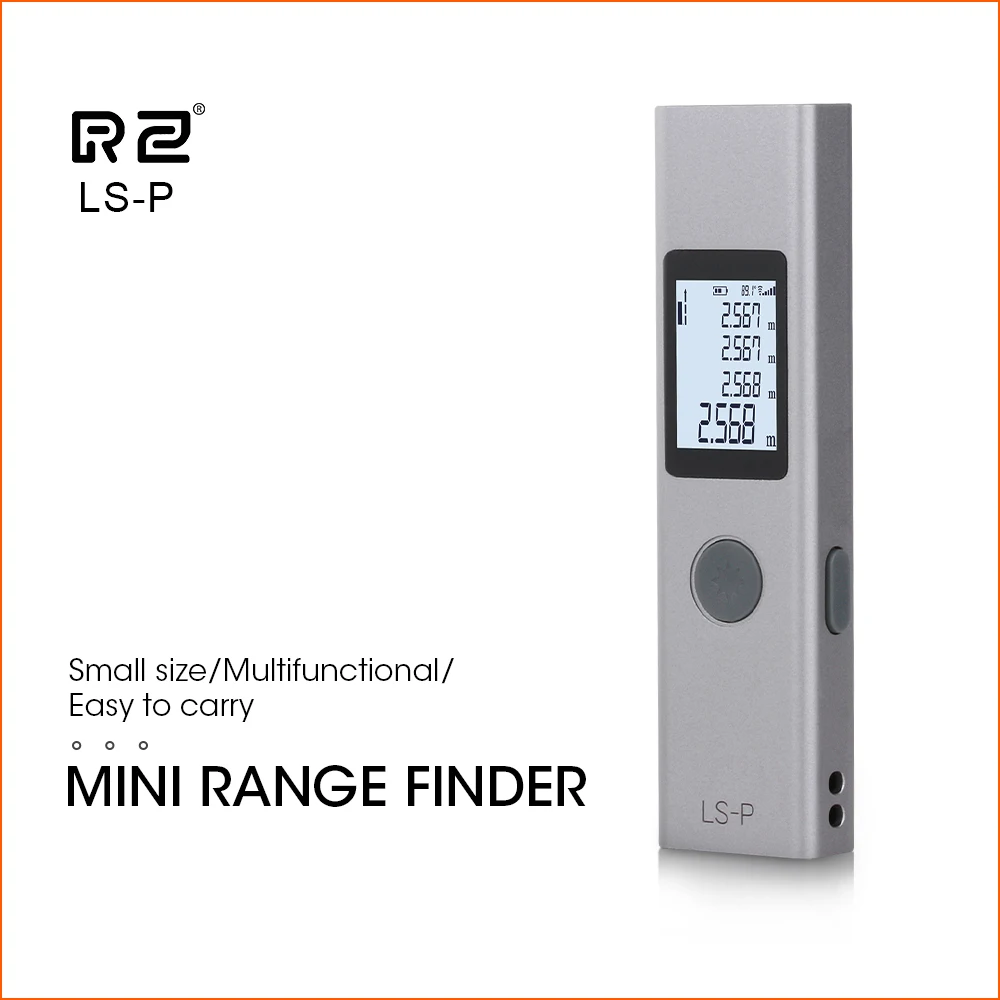 LS-P Laser Distance Meter Rangefinder 40m Handheld Mini Rechargeable LCD Digital Laser Distance Meter 131ft Laser Range Finder
LS-P Laser Distance Meter Rangefinder 40m Handheld Mini Rechargeable LCD Digital Laser Distance Meter 131ft Laser Range Finder