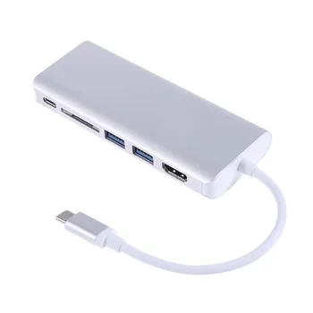 HIPERDEAL Alloy Usb Hub 3.0 With Power Adapter 6 In 1 USB Type C Hub Hdmi 4K USB C Hub To Gigabit Ethernet Rj45 Lan Adapter
HIPERDEAL Alloy Usb Hub 3.0 With Power Adapter 6 In 1 USB Type C Hub Hdmi 4K USB C Hub To Gigabit Ethernet Rj45 Lan Adapter