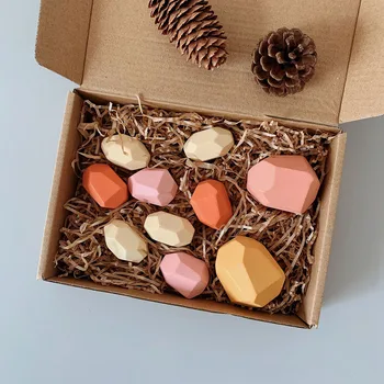 Children's Wooden Colored Stone Jenga Building Block Creative Nordic Style Stacking Game Rainbow Wooden Educational Toy Gift
Children's Wooden Colored Stone Jenga Building Block Creative Nordic Style Stacking Game Rainbow Wooden Educational Toy Gift