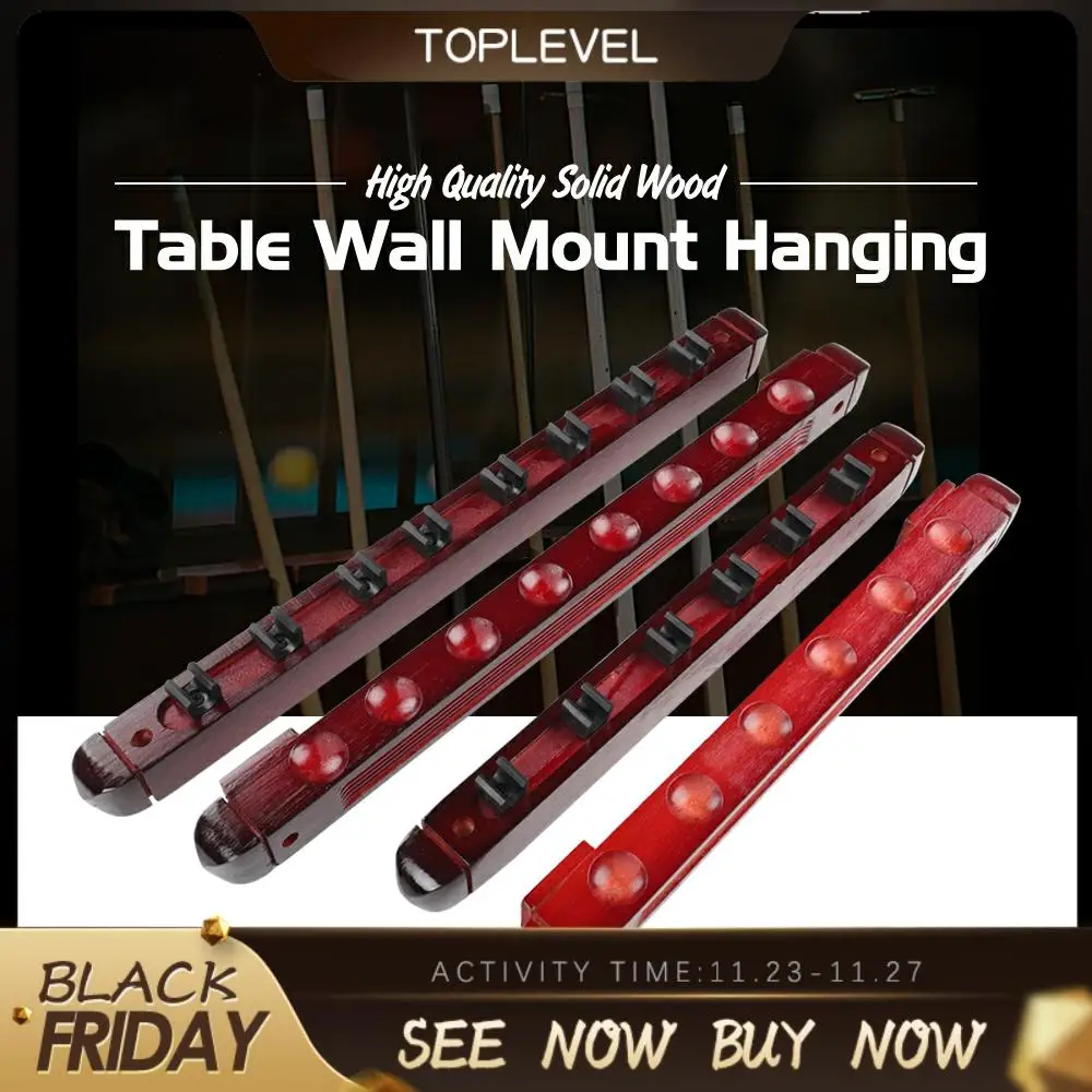 Billiard Pool Snooker Table Wall Mount Hanging Professional 6 Holes 8 Holes Cue Stick Solid Wood Rack Holder Billiard Accessory
Billiard Pool Snooker Table Wall Mount Hanging Professional 6 Holes 8 Holes Cue Stick Solid Wood Rack Holder Billiard Accessory