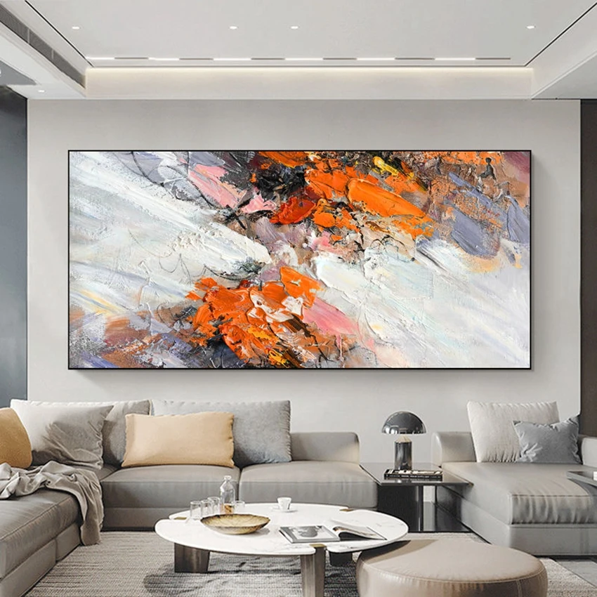Thick Texture Handmade Canvas Oil Painting High Quality Home Decor Abstract Hanging Poster Huge Mural For Sofa Background Wall
Thick Texture Handmade Canvas Oil Painting High Quality Home Decor Abstract Hanging Poster Huge Mural For Sofa Background Wall
