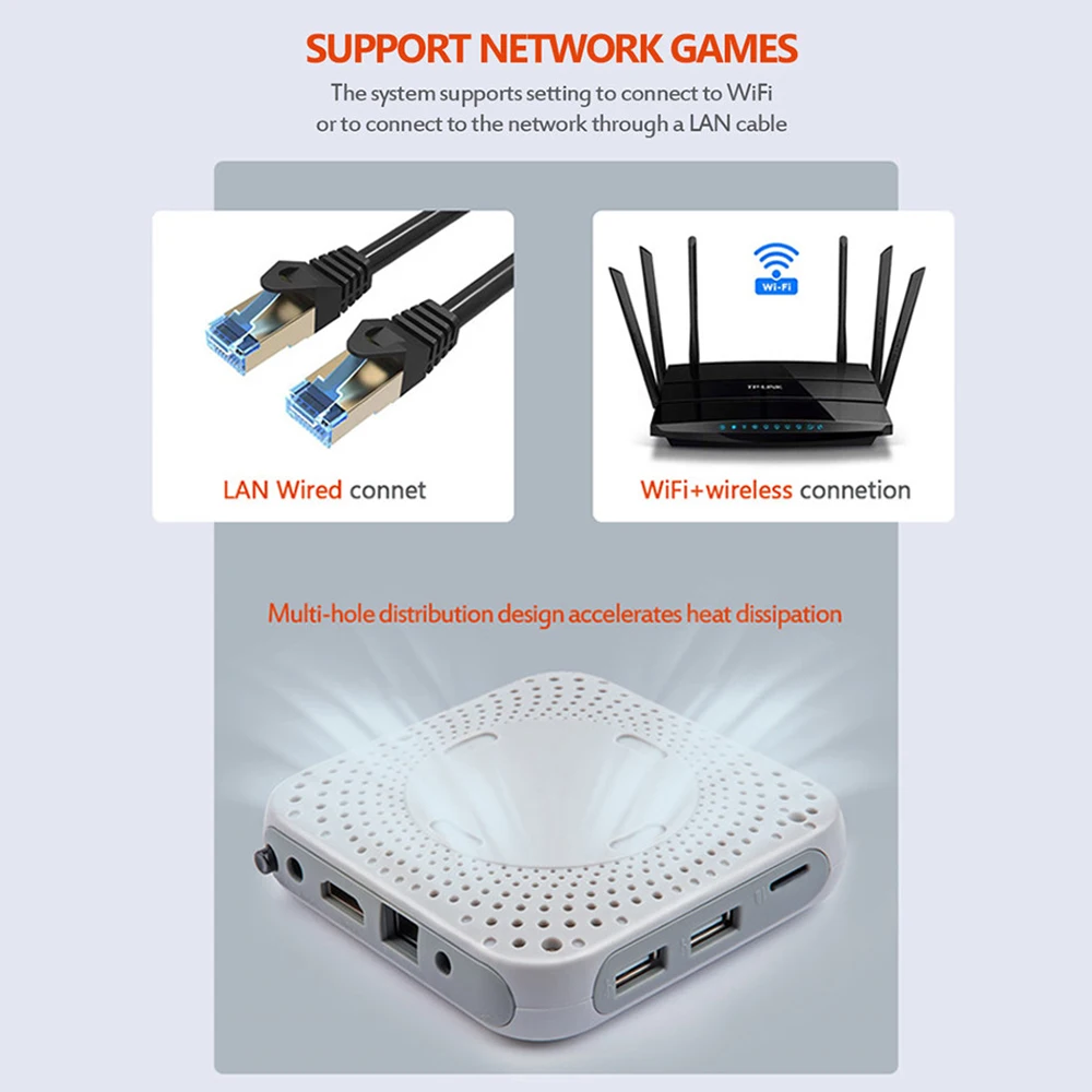 Super Console X, 50+ Emulators 50000+ Retro Games Mini TV Box Video Game Player PS1 / N64 DC / DC, AV / HDMI Output Super Console X, 50+ Emulators 50000+ Retro Games Mini TV Box Video Game Player PS1 / N64 DC / DC, AV / HDMI Output