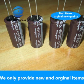 11pcs 100% New original Electrolytic capacitor 63v2200uf 18x40mm 
11pcs 100% New original Electrolytic capacitor 63v2200uf 18x40mm