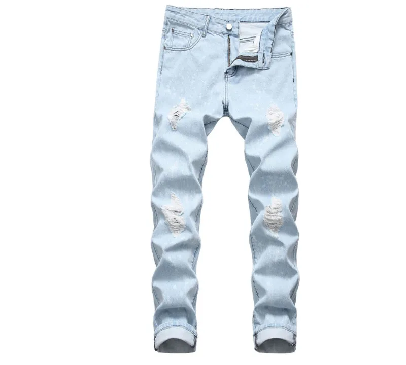 Men Jeans Stretch Destroyed Ripped Paint point Design Fashion Ankle Zipper Skinny Jeans For Men size 28-42
Men Jeans Stretch Destroyed Ripped Paint point Design Fashion Ankle Zipper Skinny Jeans For Men size 28-42