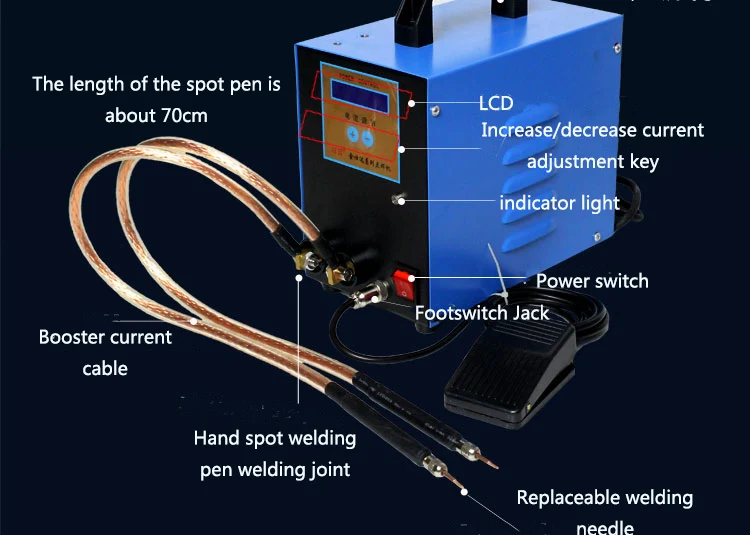 JSD-SC-III with Split Welding Pen Universal for Lithium Battery Spot Welder Pedal Suitable for Thickness of 0.03-0.25MM SUNKKO
JSD-SC-III with Split Welding Pen Universal for Lithium Battery Spot Welder Pedal Suitable for Thickness of 0.03-0.25MM SUNKKO