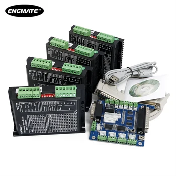SAVEBASE 4 Axis CNC Kit 5 Axis Breakout Board &DM556D ENGMATE Stepper Motor Driver EMA2-050D56 for Nema 23/34 Stepper Motors DIY
SAVEBASE 4 Axis CNC Kit 5 Axis Breakout Board &DM556D ENGMATE Stepper Motor Driver EMA2-050D56 for Nema 23/34 Stepper Motors DIY