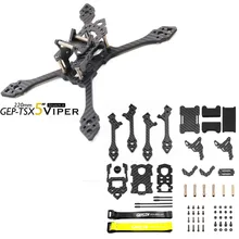 GEPRC GEP-TSX5 (Viper) Frame 3K Carbon Board Parts FPV Racing Through The Frame Small Four-axis UAV for 5 Inch Propeller Drone
GEPRC GEP-TSX5 (Viper) Frame 3K Carbon Board Parts FPV Racing Through The Frame Small Four-axis UAV for 5 Inch Propeller Drone
