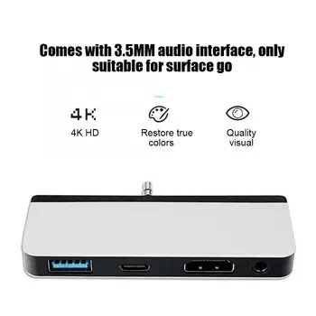 USB3.0 Docking Station 4 in 1 Docking StationAluminum Alloy Expansion Dock Accessories for Surface Go
USB3.0 Docking Station 4 in 1 Docking StationAluminum Alloy Expansion Dock Accessories for Surface Go