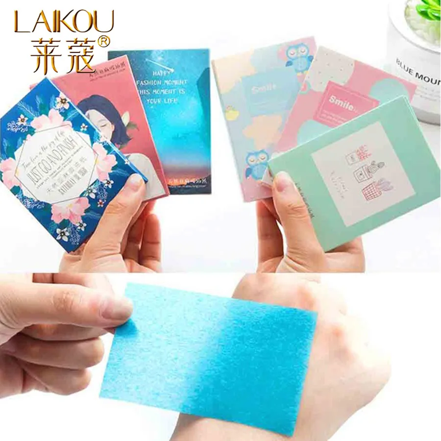 LAIKOU Brand 50sheets/pack Tissue Papers Makeup Cleansing Oil Absorbing Face Paper Absorb Blotting Facial Cleanser Face Tool Tea
LAIKOU Brand 50sheets/pack Tissue Papers Makeup Cleansing Oil Absorbing Face Paper Absorb Blotting Facial Cleanser Face Tool Tea