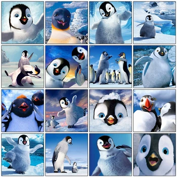 Full Round Diamond Painting Penguin Animals Diamond Embroidery Full Square Rhinestone Mosaic Cross Stitch Kit Home Decoration
Full Round Diamond Painting Penguin Animals Diamond Embroidery Full Square Rhinestone Mosaic Cross Stitch Kit Home Decoration