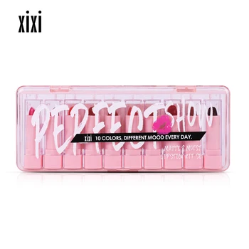 Lipstick 10 Pcs mini set Silky Moisture Long Lasting Nourishing Charming Easy to carry moisturizing Lips
Lipstick 10 Pcs mini set Silky Moisture Long Lasting Nourishing Charming Easy to carry moisturizing Lips