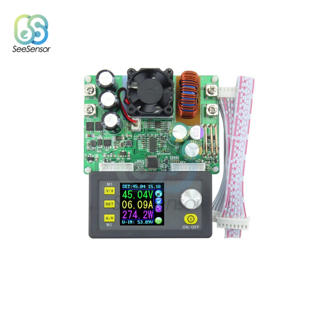 DPS5015 50V 15A Constant Voltage Current DC Step Down Power Supply Module Buck Voltage Converter LCD Voltmeter Ammeter Wattmeter
DPS5015 50V 15A Constant Voltage Current DC Step Down Power Supply Module Buck Voltage Converter LCD Voltmeter Ammeter Wattmeter