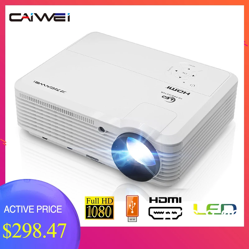 Full HD LED Video Projector 1080p For Home Cinema Theater Movie Android Wifi DVB-T Projector Beamer 6000 Lumens
Full HD LED Video Projector 1080p For Home Cinema Theater Movie Android Wifi DVB-T Projector Beamer 6000 Lumens