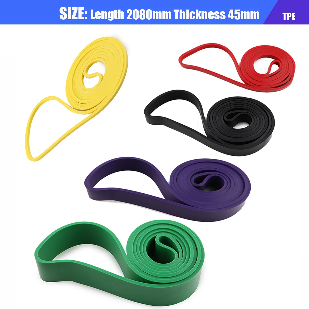 Generic 41" Resistance Bands Loop Natural Latex Expander Power Fitness