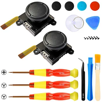 3D Joy-Con Joystick Replacement Analog Joystick Thumb Stick for Nintendo Switch JoyCon Include Full Repair Tool Set
3D Joy-Con Joystick Replacement Analog Joystick Thumb Stick for Nintendo Switch JoyCon Include Full Repair Tool Set