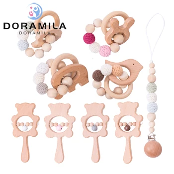 Baby Cute Animal Bear Rattle Bracelet Pacifier Chain Three-piece Hedgehog Rattle Rabbit Pacifier Chain Elephant Teether
Baby Cute Animal Bear Rattle Bracelet Pacifier Chain Three-piece Hedgehog Rattle Rabbit Pacifier Chain Elephant Teether