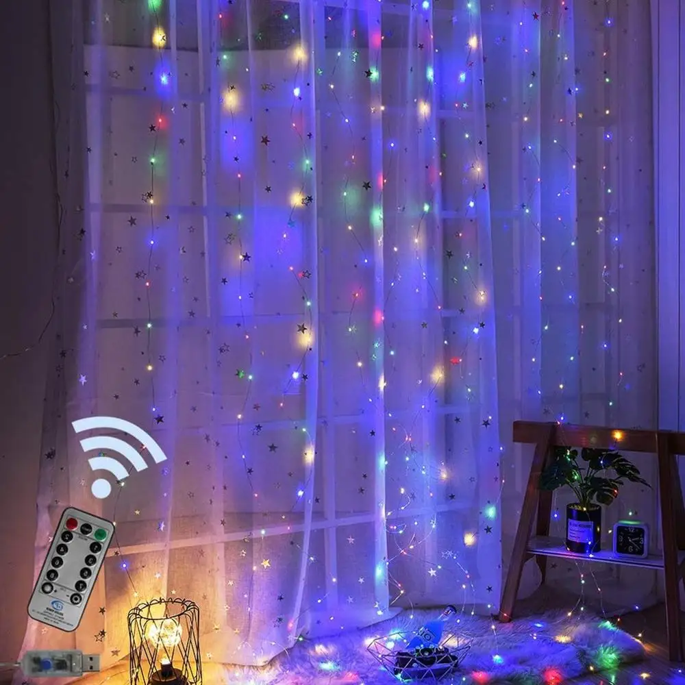 3M LED USB Power Remote Control Curtain Fairy Lights Christmas Garland Lights LED String Lights Party Garden Home Wedding Decor
3M LED USB Power Remote Control Curtain Fairy Lights Christmas Garland Lights LED String Lights Party Garden Home Wedding Decor