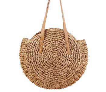 Beach Rattan Bag Hand Woven Straw Bag Bohemian Summer Handbag Travel Female Tote Wicker Bag
Beach Rattan Bag Hand Woven Straw Bag Bohemian Summer Handbag Travel Female Tote Wicker Bag