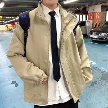 Autumn Cotton Baseball Uniform Jacket Men's Fashion Solid Color Casual Jackets Mens Streetwear Loose Hip Hop Bomber Jacket Men
Autumn Cotton Baseball Uniform Jacket Men's Fashion Solid Color Casual Jackets Mens Streetwear Loose Hip Hop Bomber Jacket Men