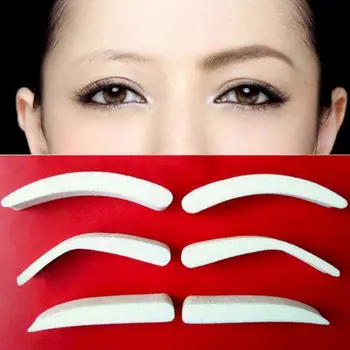 1Pair Eyebrow Template Stamp Sponge Stencils Eye Makeup 3 Natural Brow Type Lazy Quick Make up Seal Cream Professional Eyebrow
1Pair Eyebrow Template Stamp Sponge Stencils Eye Makeup 3 Natural Brow Type Lazy Quick Make up Seal Cream Professional Eyebrow