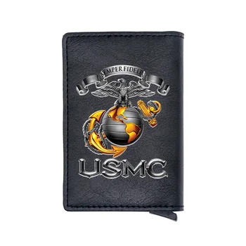 Black United States Marine Corps Digital Printing Leather Aluminium Short Wallet Charm Men Women Card Holder Purse 
Black United States Marine Corps Digital Printing Leather Aluminium Short Wallet Charm Men Women Card Holder Purse